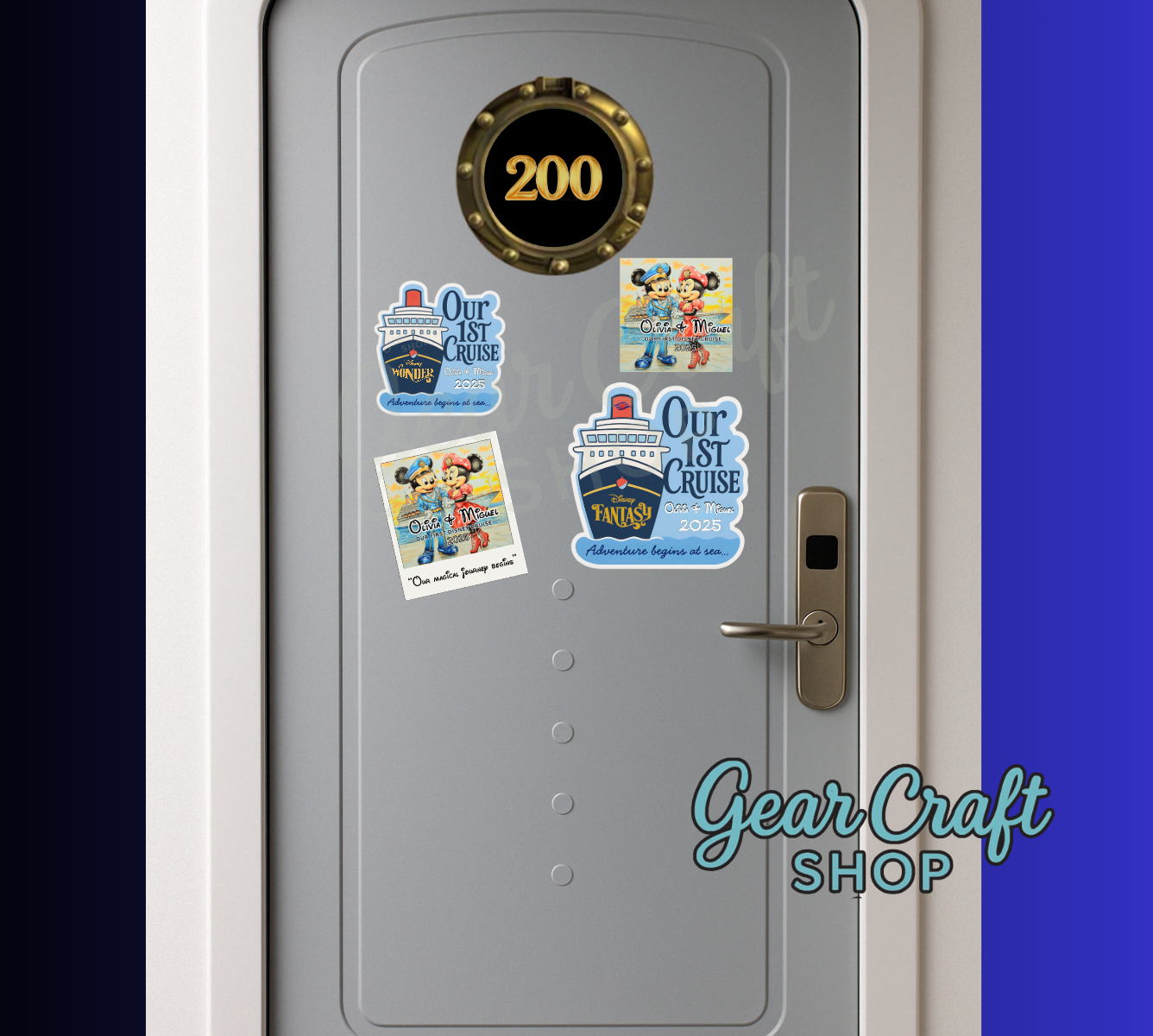 Personalized Cruise Door Magnets — by Gear Craft Shop