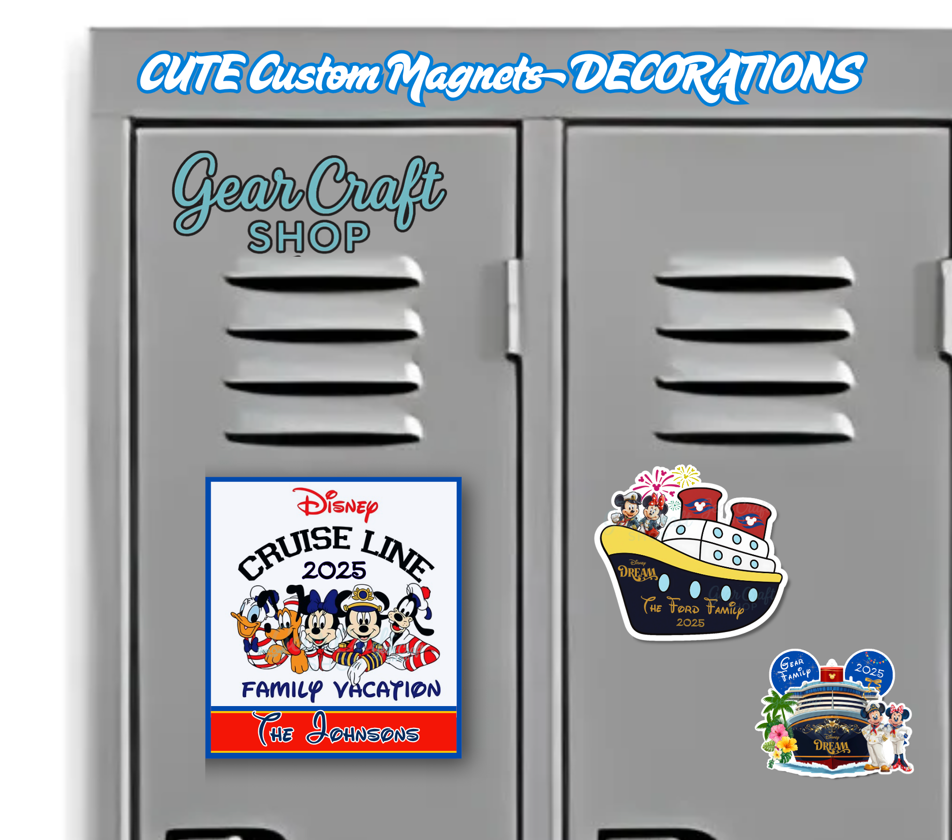 Friends Cruise Name Magnet — by Gear Craft Shop