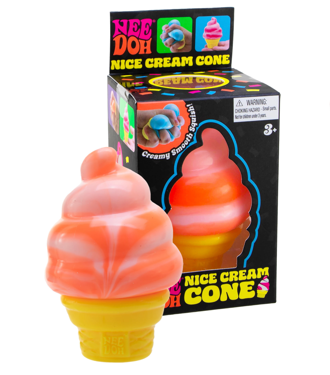 NeeDoh Nice Cream Cone - Orange