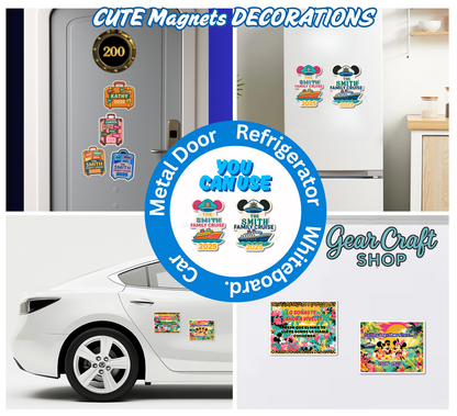 Cute Cruise Door Magnet — by Gear Craft Shop