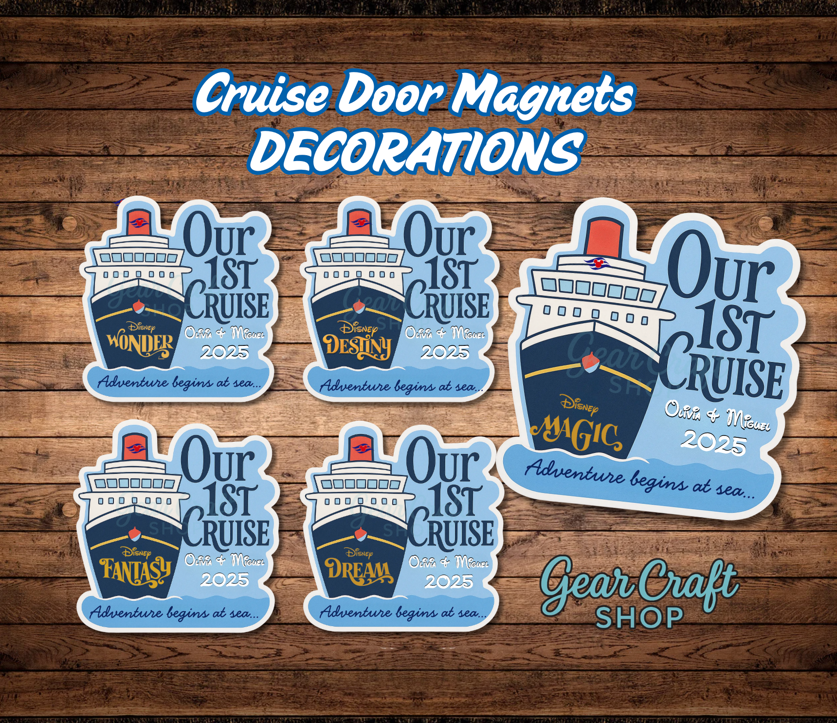 Personalized  Our First Cruise Keepsake