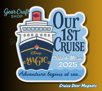 Personalized  Our First Cruise Keepsake