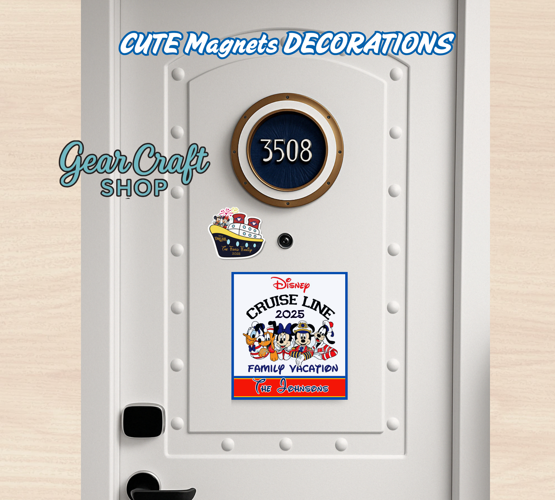 Friends Cruise Name Magnet  — by Gear Craft Shop
