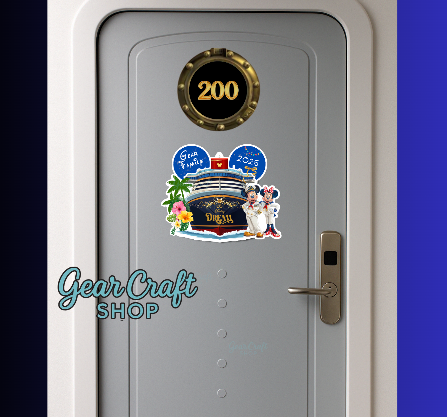 Disney Cruise Door Magnet — by Gear Craft Shop