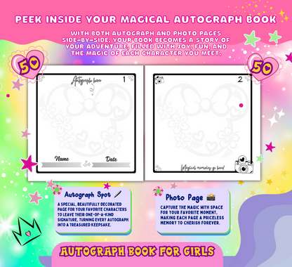 Autograph Castle Adventure Book 2025–2026 – Pink Edition