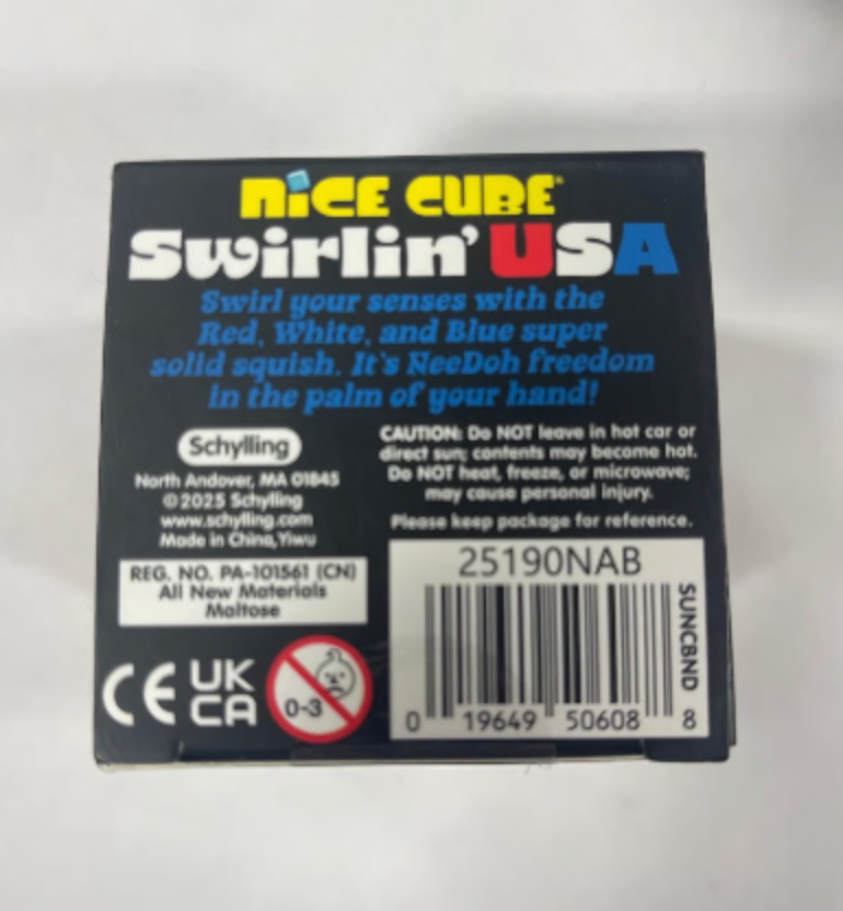 Needoh nice cube swirlin USA new